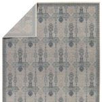 Product Image 5 for Beaumont Transitional Trellis Blue/ Tan Rug - 3' x 8' from Jaipur