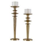 Product Image 2 for Highclere Gold Decorative Candle Holders, Set of 2 from Uttermost