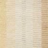 Chris Dove Santa Fe Rug with multi-tonal soft beige, cream, and light brown striped pattern