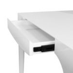 Product Image 4 for Square Tapered Leg Two Drawer Game Table With Antique Brass Foot Caps from Worlds Away