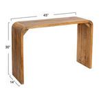 Product Image 3 for Cascade Waterfall Edge Console Table from Creative Co-Op