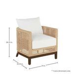 Product Image 5 for Peninsula Light Raffia Barrel Chair from Summer Classics