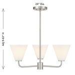 Product Image 6 for Blair 3-Light Chandelier from Savoy House 