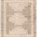 Product Image 1 for Achelous Hand Knotted Medallion Ivory/Gray Rug from Jaipur 