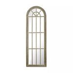 Full Length Arched Window Pane Mirror image 1
