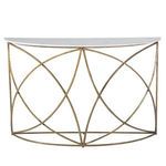 Product Image 1 for Wayland Aged Brass Console Table from Gabby
