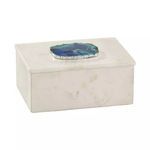 Product Image 1 for Marble And Blue Agate Box from Elk Home