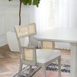 Product Image 10 for Marshall Soft Grey Cane & Linen Arm Chair from Villa & House