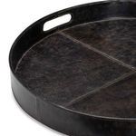 Product Image 2 for Derby Round Leather Tray from Regina Andrew Design