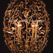 Product Image 10 for Secret Garden Gold Orb Chandelier from Currey & Company
