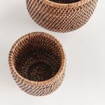 Product Image 3 for Burma Rattan Cachepots, Set Of 2 from Napa Home And Garden
