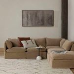 Product Image 2 for Andre Slipcover 4-Piece Left-Facing Sectional with Ottoman - Broadway Canvas from Four Hands