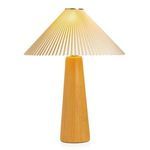 Product Image 14 for Nora Solid Oak Pleated Table Lamp from Four Hands