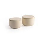 Two jars side by side, showing slightly different shapes and sizes