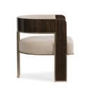 Product Image 4 for Cream Fabric Modern Streamliner Chair from Caracole