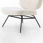 Product Image 6 for Caleb Small Accent Chair - Ivory Angora from Four Hands