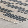 Product Image 3 for Boulder 5x8 Indoor Outdoor Handwoven Stripe Charcoal Area Rug from Classic Home Furnishings