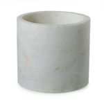 White and Gold Marble Pot image 1