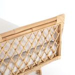 Product Image 6 for Marina Natural Rattan White Chaise Lounge from Four Hands