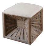 Product Image 1 for Uttermost Jia Wooden Ottoman from Uttermost