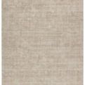 Arcus handmade indoor/outdoor rug with solid taupe and cream colors, cut and loop pile, subtle luster, 9 by 12 feet