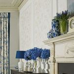 Product Image 2 for Laura Ashley Oriental Garden Pearlescent White Wallpaper from Graham & Brown