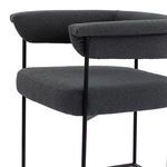 Product Image 6 for Carrie Fiqa Boucle Black Bar Stool from Four Hands