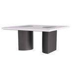 Product Image 7 for Tindle Black & White Marble Cocktail Table from Arteriors