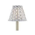 Product Image 6 for Block-Print Gray Pleated Chandelier Shade from Currey & Company