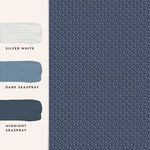 Product Image 4 for Laura Ashley Seaham Midnight Blue Wallpaper from Graham & Brown