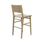 Product Image 2 for Carson Woven Back Bar Stool from Worlds Away