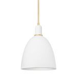 Product Image 1 for Copake 1-Light Matte Ivory Ceramic Pendant from Hudson Valley