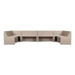 Product Image 16 for Senna Outdoor Dining Banquette U Shape - Vintage White from Four Hands
