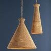 Two Tallman Pendants shown together, one with slender profile and the other with wide true cone shape