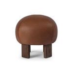 Product Image 1 for Alma Brickhouse Cognac Leather Ottoman from Four Hands