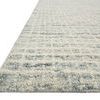 Close-up angled view showing thick wool loops and textured pattern of the Giana Spa Rug edge