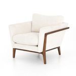 Product Image 13 for Dash Camargue Cream/Pecan Upholstered White Accent Chair from Four Hands