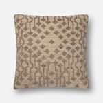 Product Image 2 for Taupe Cotton & Wool Pillow from Loloi