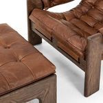 Product Image 13 for Halston Heirloom Sienna Top Grain Leather Chair with Ottoman from Four Hands