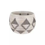 Product Image 4 for White & Brown Seagrass Basket from Creative Co-Op