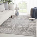 Product Image 9 for Valente Oriental Gray/ White Rug from Jaipur 