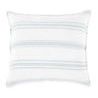 Product Image 1 for Jackson Linen Euro Sham - White /  Ocean from Pom Pom at Home