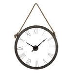 Product Image 1 for Metal Wall Clock Hung On Rope from Elk Home