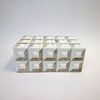 Top-down view showing flat top surface with repeated cubed bone pattern