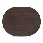 Round top surface of Tommy nightstand with subtle wood texture and grain detail