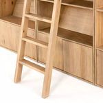 Product Image 10 for Bane Triple Bookshelf with Ladder - Smoked Pine from Four Hands