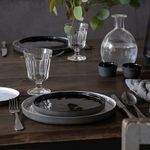 Product Image 4 for Lagoa Eco Gres Salad and Dessert Plate, Set of 6 - Black from Costa Nova