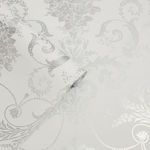 Product Image 2 for Laura Ashley Josette Metallic Silver Wallpaper from Graham & Brown