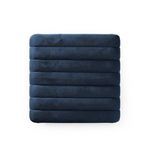 Product Image 12 for Augustine 21" Sapphire Navy Ottoman from Four Hands