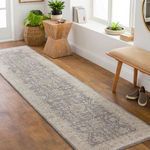Product Image 4 for Avant Garde Woven Global Inspired Wool Charcoal / Sage Rug - 2'7" x 7'3" from Surya